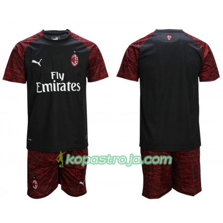Billiga Fotbollströjor AC Milan Barn Tredje tröja 2018/19 Kortärmad